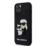 Karl Lagerfeld 3D Kummist Karl and Choupette &Uuml;mbris iPhone 13 jaoks / Must