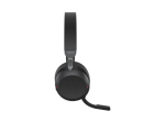 JABRA Evolve2 75 k&otilde;rvaklapid on-ear Bluetooth juhtmevaba aktiivne m&uuml;ra summutamine USB-A m&uuml;ra isoleerimine must Optimiseeritud UC jaoks