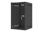 Langeri seinale toetatav kapp 10'' 9U (280x310, must)