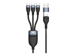 Conceptronic USB-C kaabelikomplekt 1.5m must