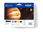 Brother LC 1240 V&auml;&auml;rtuse Pakk Must Kollane Ts&uuml;aani Magasine 600-lehekujutis