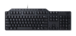 Dell Klaviatuur: US/Euro (QWERTY) Dell KB-522 juhtmega &auml;riklaviatuur multimeediumile USB must (komplekt)