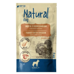 NATURAL M&auml;rgkoeratoit kalkuni, kana ja virsiku 500g