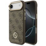 Guess 4G Strass logo MagSafe &uuml;mbris iPhone Air jaoks / pruun