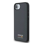 Red Bull Carbon Shiny Logo MagSafe &uuml;mbris Apple iPhone 16e jaoks