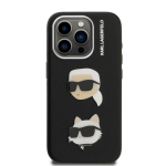 Karl Lagerfeld Grained PU K&CH Heads &uuml;mbris Apple iPhone 15 Pro jaoks