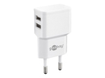 goobay Dual USB Adapter Laadija 5V
