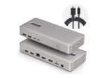 StarTech.com USB4 sisestii, USB-C 40Gbps, kaks video HDMI, kuni 2x 4K 60Hz 4 4 4 (RGB) v&otilde;i 2x 4K 120Hz 4 2 2, mittemonitoori sisestii, 6x USB, 2