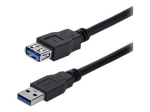 StarTech.com 1m must SuperSpeed USB 3.0 laienduskaabel A to A - Mees to emane USB 3 laienduskaabel