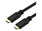 StarTech.com 10m(30ft) HDMI 2.0 kaabel, 4K 60Hz aktiivne HDMI kaabel, CL2 hinnanguga seinas paigaldamiseks, pikk vastupidav kiire Ultra-HD HDMI kaabel