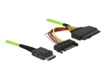 DeLOCK 50cm Roheline OCuLink SAS Sisese Juhtme