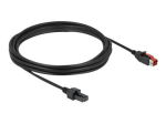 Delock Tugevdatud USB Kaabel 4m Must