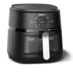 Philips Airfryer 2000 seeria NA231/00, 6.2 L, klaasist aken