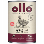 OLLO Pure Duck with apple - m&auml;rg koeratoit - 850g
