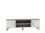 Cama TV-telk LOTTA 160 2D2K valge/sonoma
