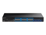 TRENDnet TL2-F70284 - v1.0R - 28-portine Juhitav Rackmontaaži L&uuml;liti koos 2-portilise LAG-ga