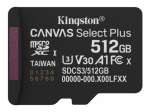 Kingston Canvas Select Plus 512GB microSDXC UHS-I M&auml;lukaart 150MB/s