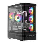 MODECOM Volcano AQ200 ARGB must kesktorni korpus