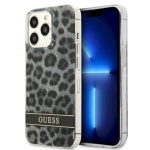 Guess GUHCP13LHSLEOK leopardimustriga k&otilde;va&uuml;mbris iPhone 13 Pro / 13 jaoks 6,1" / hall