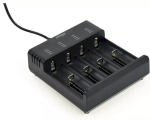 Gembird BC-USB-02 USB aku laadija 4-osaline Ni-MH + Li-ion kiirlaadija