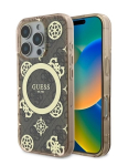 Guess IML Peony On 4G Background MagSafe tagakaas Apple iPhone 16 Pro Max jaoks