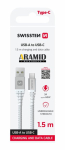 Swissten ARAMID TUGEVATUD USB - USB-C Andme- ja laadimiskaabel 1.5m