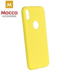 Mocco Ultra Slim Pehme Matt 0.3 mm Silikoonist &Uuml;mbris Huawei Mate 10 Lite jaoks Kollane