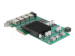 DeLock PCI Express 2.1 x4 1Gbps V&otilde;rguadapter