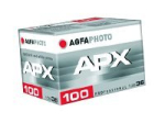 AgfaPhoto APX 100 professionaalne mustvalge film ISO 100