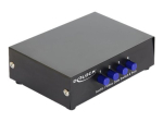 DeLock Audio/Video 4-portiline k&auml;sitsi bidirektsionaalne video/audio l&uuml;liti komponentvideo/audio