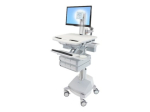 Ergotron StyleView Mobile Cart with Wheels for LCD-ekraan/klaviatuur/hiir/CPU/s&uuml;learvuti/v&auml;rvikoodilugeja kuni 24
