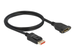 Delock 1m DisplayPort pikenduskaabel must