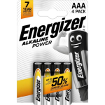 ENERGIZER ALKALINE POWER AAA LR03 4 TK