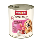 animonda GranCarno multi meat cocktail Beef, Chicken, Game, Heart, Turkey Adult 800 g