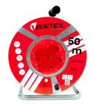 VERTEX PB50METAL laienduskaabel 50 m 3x2,5 mm 3000 W IP44 Must