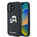 Karl Lagerfeld Monogram Karl&Chaoupette Head PIN tagakaas Apple iPhone 16 jaoks