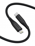 Swissten Soft Silicone USB-C - Lightning 30W Andme- ja Laadimiskaabel 0.4m