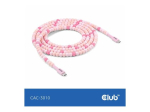 Club 3D USB Type-C kaabel 2m roosa