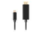 Lanberg USB-C ja DisplayPort adapter - 3m - Must