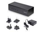 StarTech.com 4-portine kahe monitoriga DisplayPort KVM l&uuml;liti, 4K 60Hz, 2x USB 5Gbps hubipordi, 2x USB 2.0 HID porti, hotkey ja nupuvahetus, T