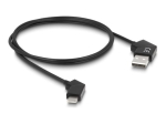 DeLOCK USB 2.0 kuni USB Type-C Kaabel 1.2m Must