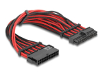 DeLOCK 24-pin ATX Mees kuni 24-pin ATX Naine Toode Pikenduskaabel 30cm Must Punane