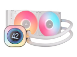 CORSAIR iCUE Link TITAN 240 RX LCD jahutuss&uuml;steem 1-pack valge 120 mm