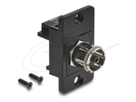 Delock F female antenna connector - black