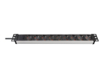 brennenstuhl Premium-Alu-Line pistikupesa kast 9-pistikuga 16A must hall 2m