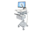 Ergotron StyleView mobiilk&auml;ru rattatega LCD-ekraani/klaviatuuri/hire/CPU/s&uuml;learvuti/vabarida skannerile kuni 24