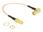 Delock Transparent 16cm Koaksiaalne Antennikaabel
