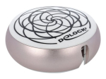 Delock 92cm Roosa Valge Lightning Kaabel