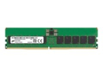 Micron DDR5 SDRAM 32GB 6400MHz CL52 Registreeritud ECC DIMM 288-PIN