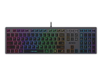 A4TECH FSTYLER FX60H Juhtmega Klaviatuur Neon Kaabel